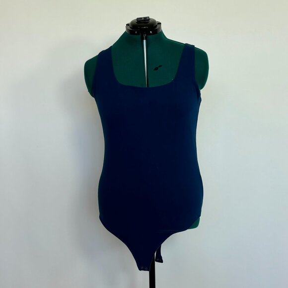 Abercrombie & Fitch Navy Square Neck Bodysuit - Picture 1 of 2